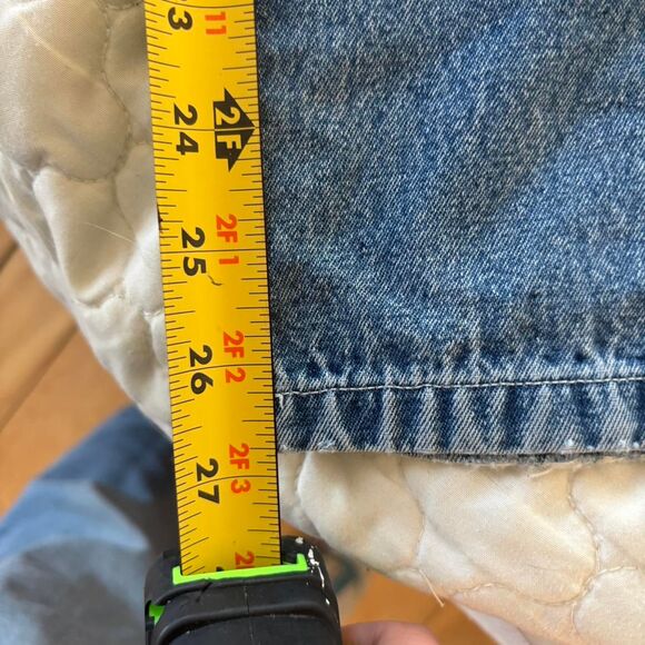 L.L. Bean Vintage Kid's Denim Bib Overalls Size M - Picture 7 of 7